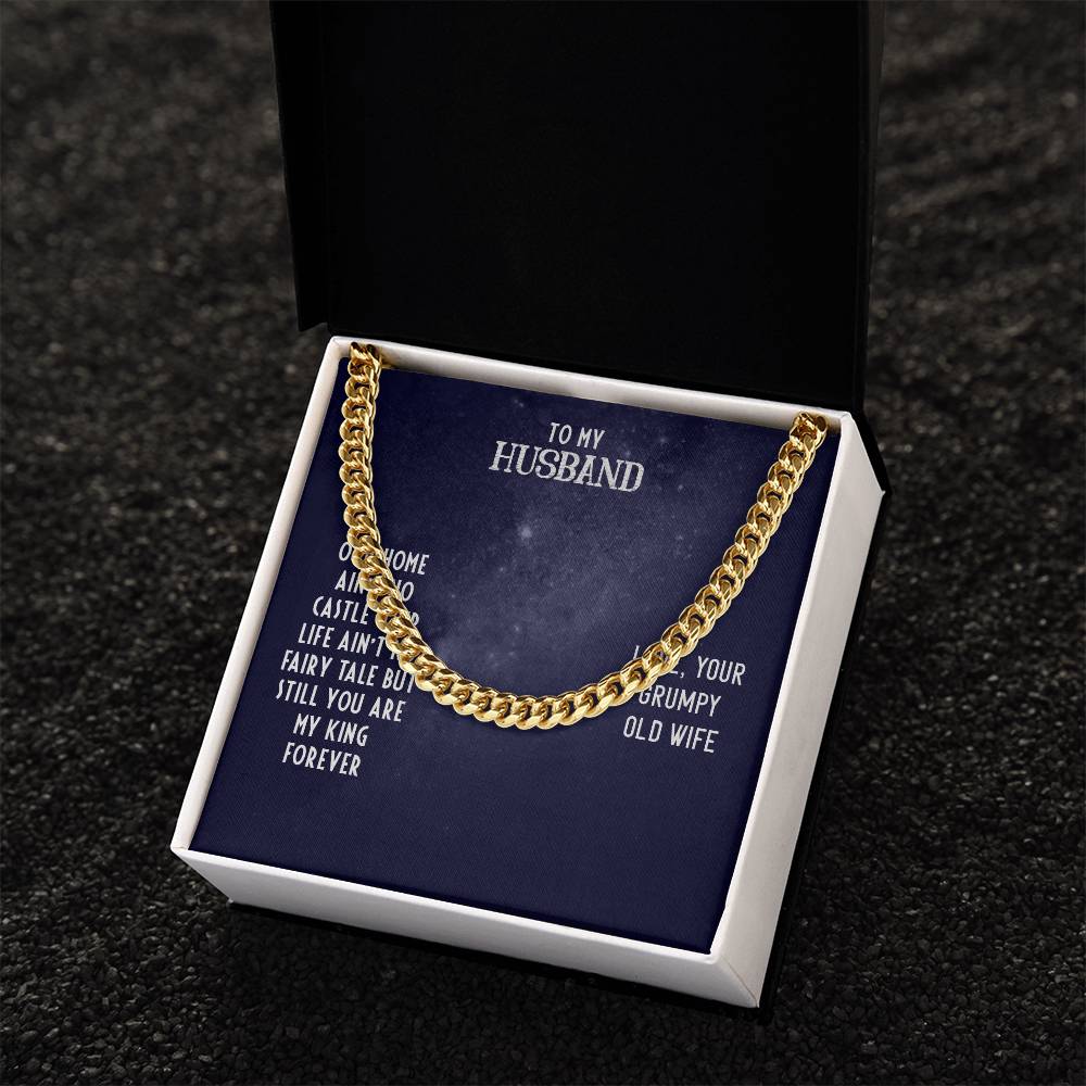 Cuban Link Chain For Husband. Chain Necklace Anniversary Gift For Husband Birthday Gift For Man Gift For Men Chain For