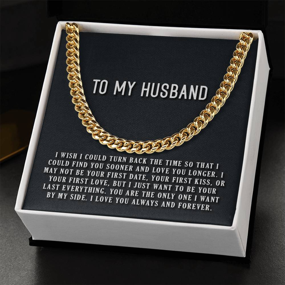 Turn Back Time Cuban Link Chain