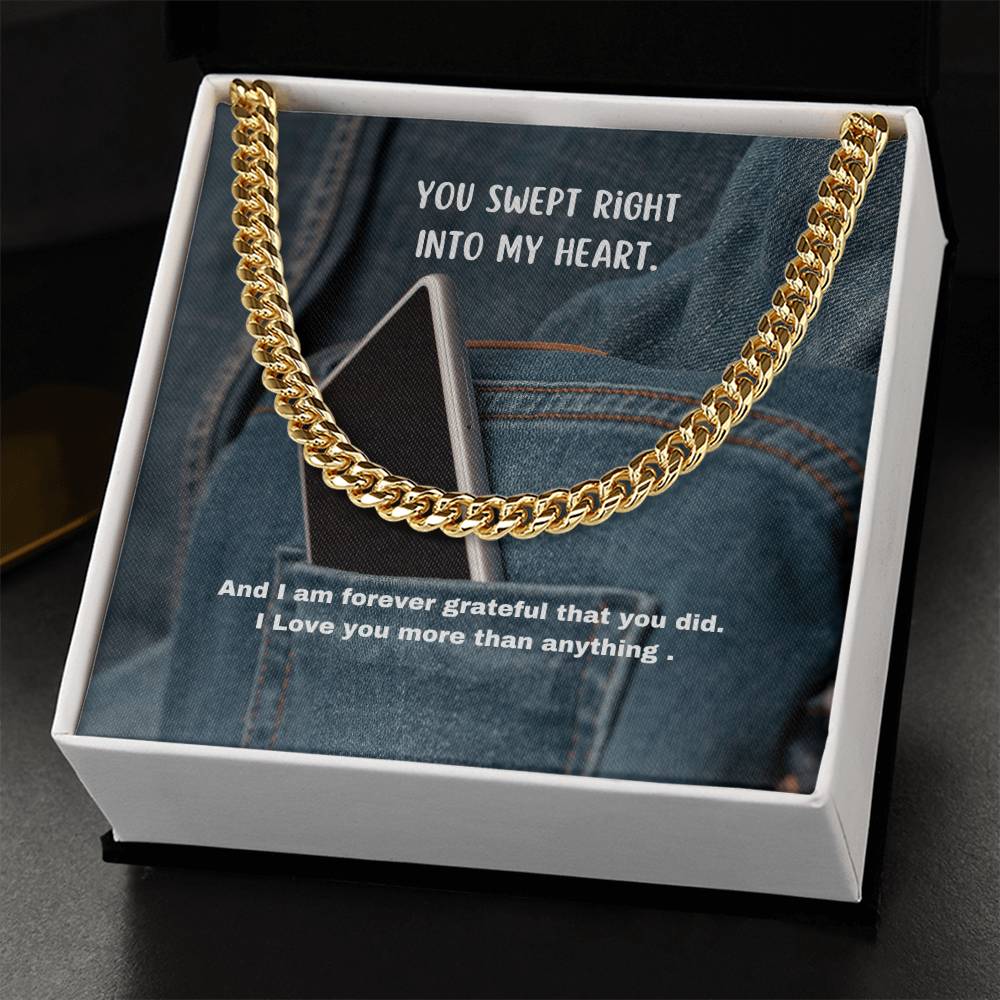 Cuban Link Chain And Message Of Love!