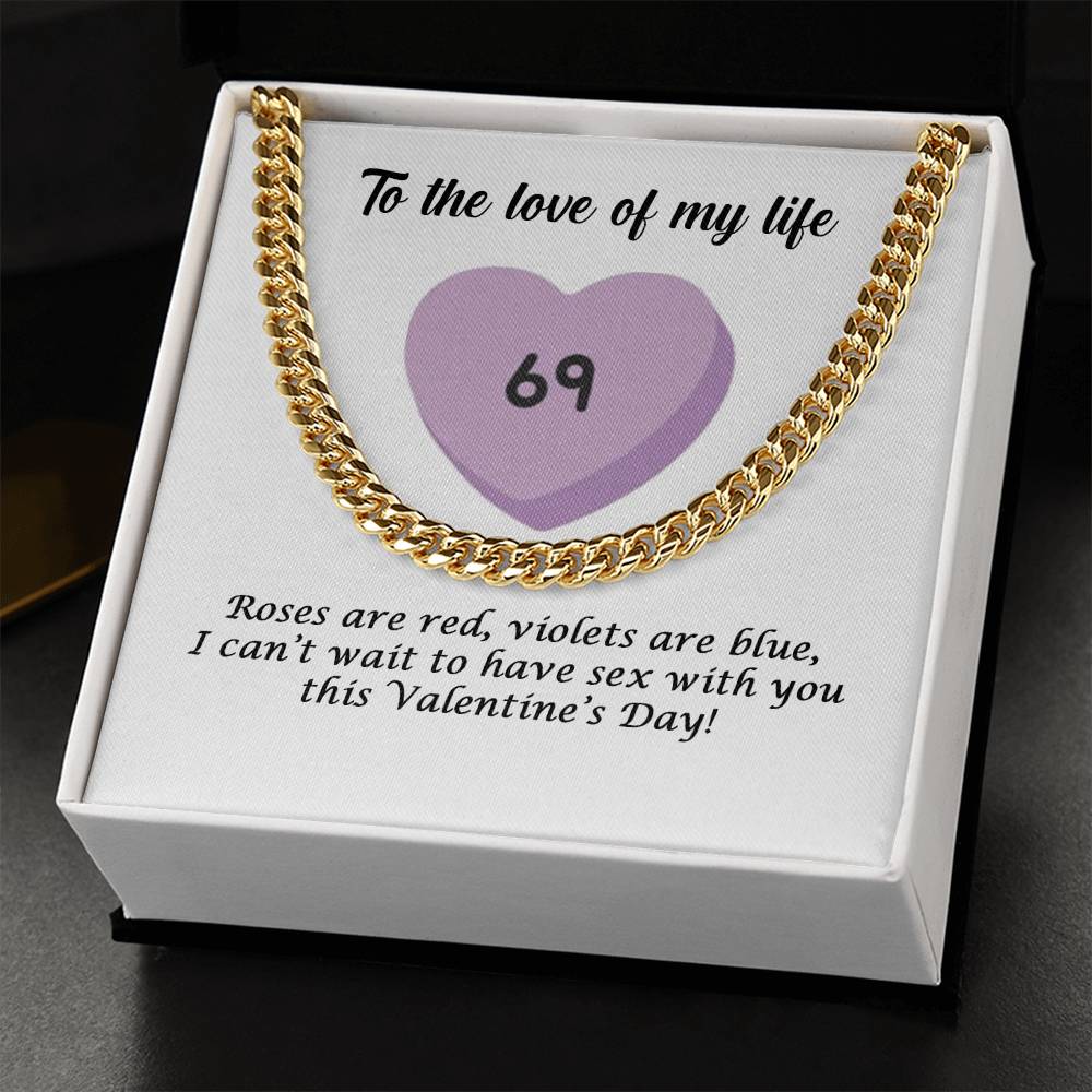 Love Of My Life Cuban Link Chain