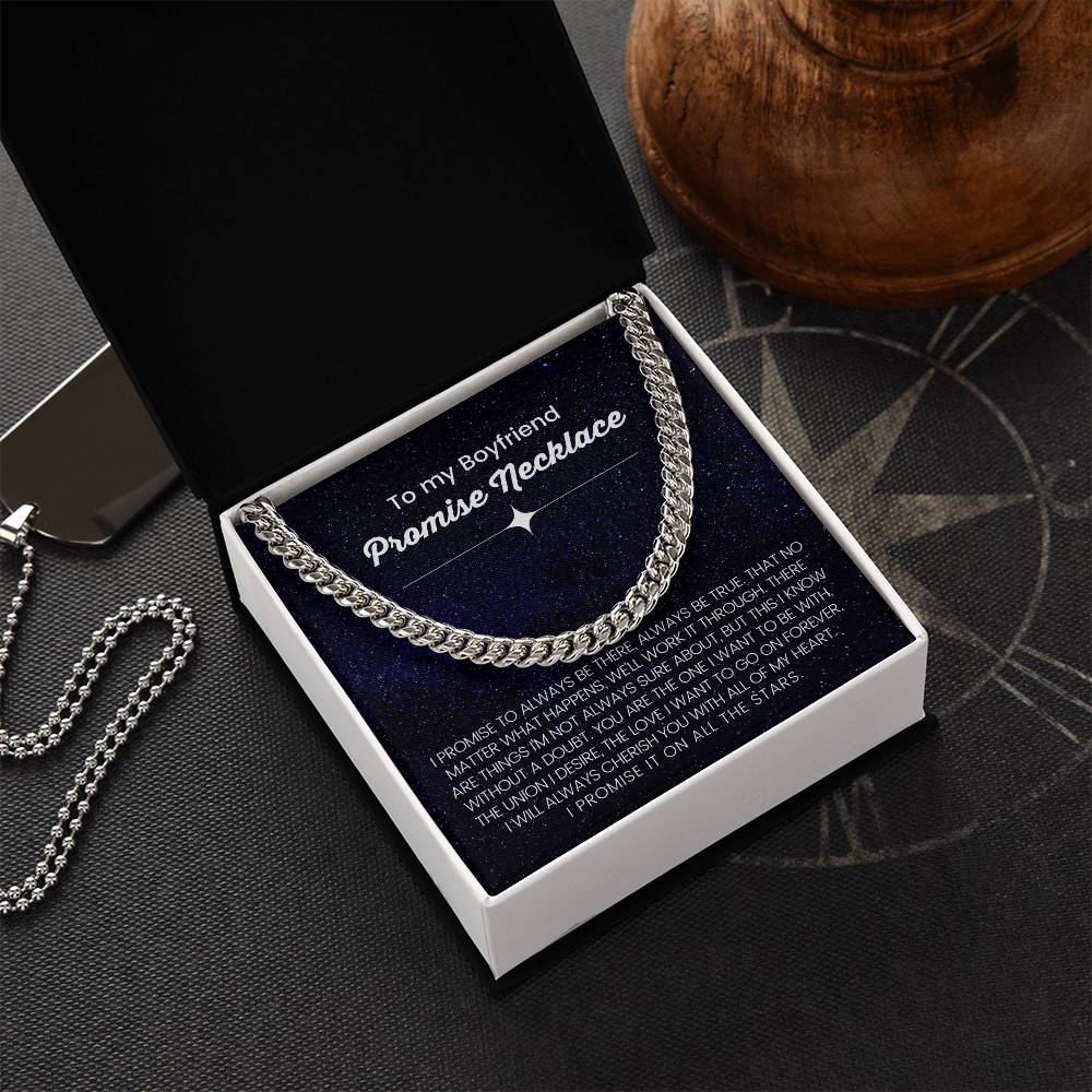 Boyfriend Cuban Chain Link Necklace On All The Stars -Grabs Your Now Cuban Link Chain
