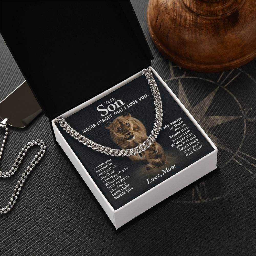 Perfect Gift For Son Cuban Link Chain