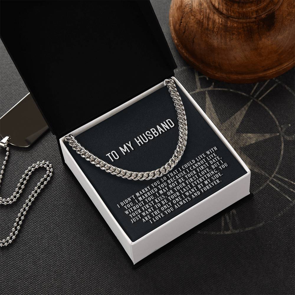 Cannot Live Without You Cuban Link Chain