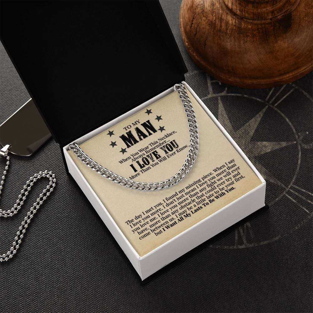 More Than You Will Ever Know - Cuban Link Chain Necklace