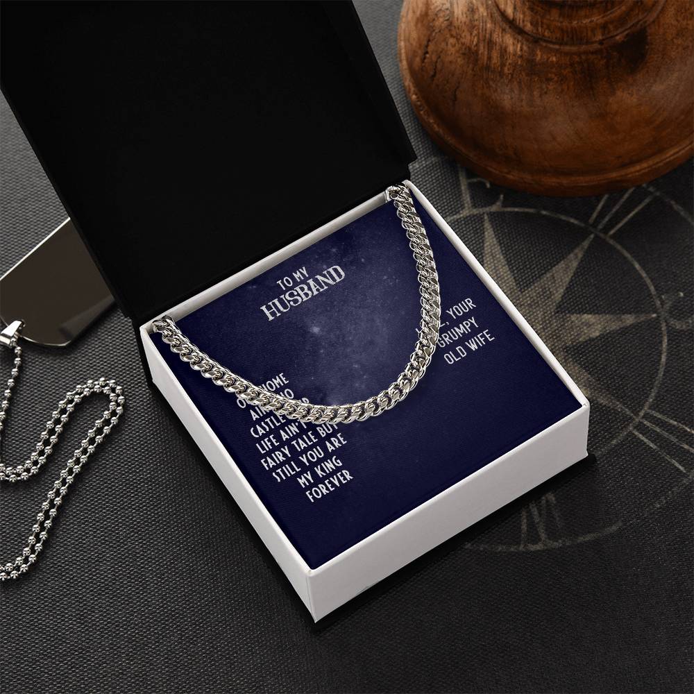 Cuban Link Chain For Husband. Chain Necklace Anniversary Gift For Husband Birthday Gift For Man Gift For Men Chain For