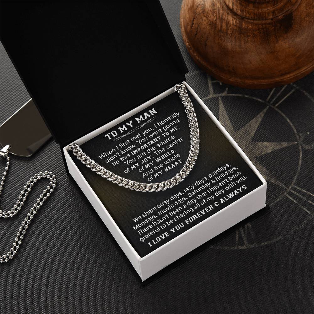 Gift For Your Man - Lazy Days - Cuban Link Cuban Link Chain