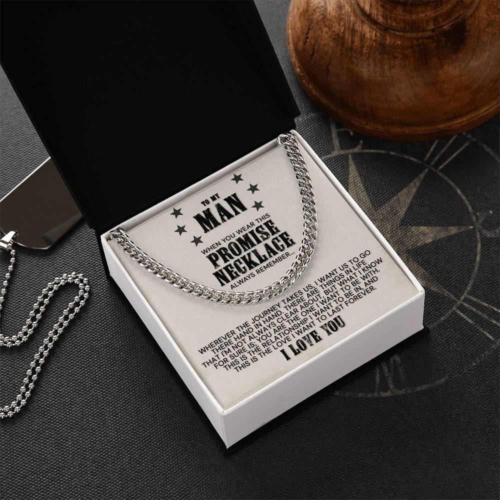 The Promise Necklace - Cuban Link Chain Necklace