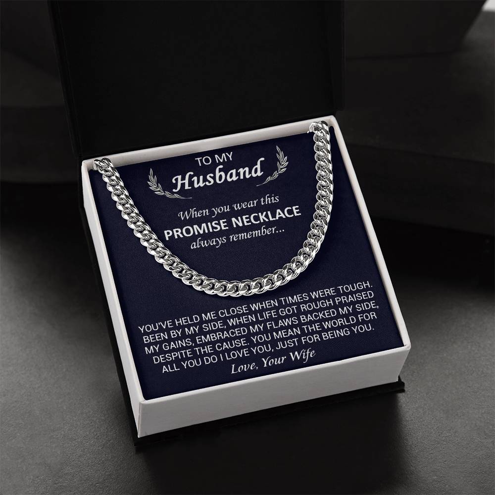 Gift For Husband - Praise My Gains - Cuban Cuban Link Chain