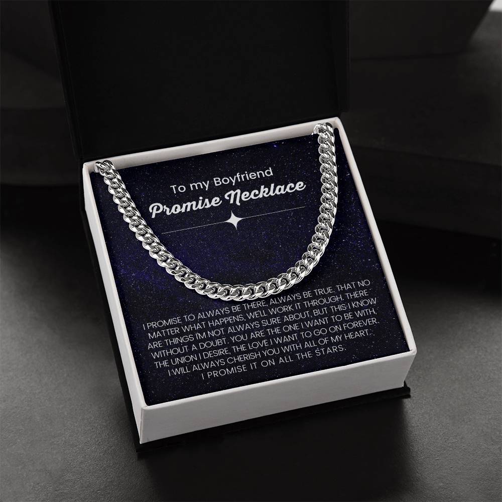 Boyfriend Cuban Chain Link Necklace On All The Stars -Grabs Your Now Cuban Link Chain