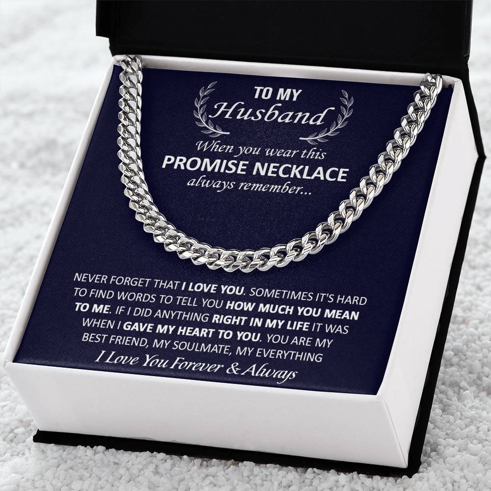 Gift For Husband - Best Friend - Cuban Link Cuban Link Chain
