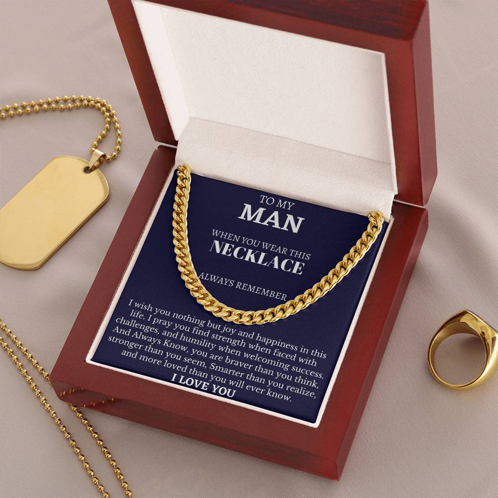Gift For Boyfriend Cuban Link Chain