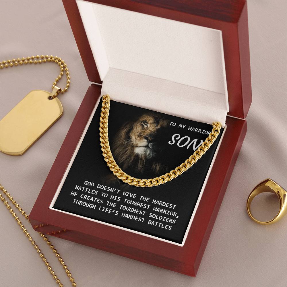 Warrior Son Cuban Link Chain