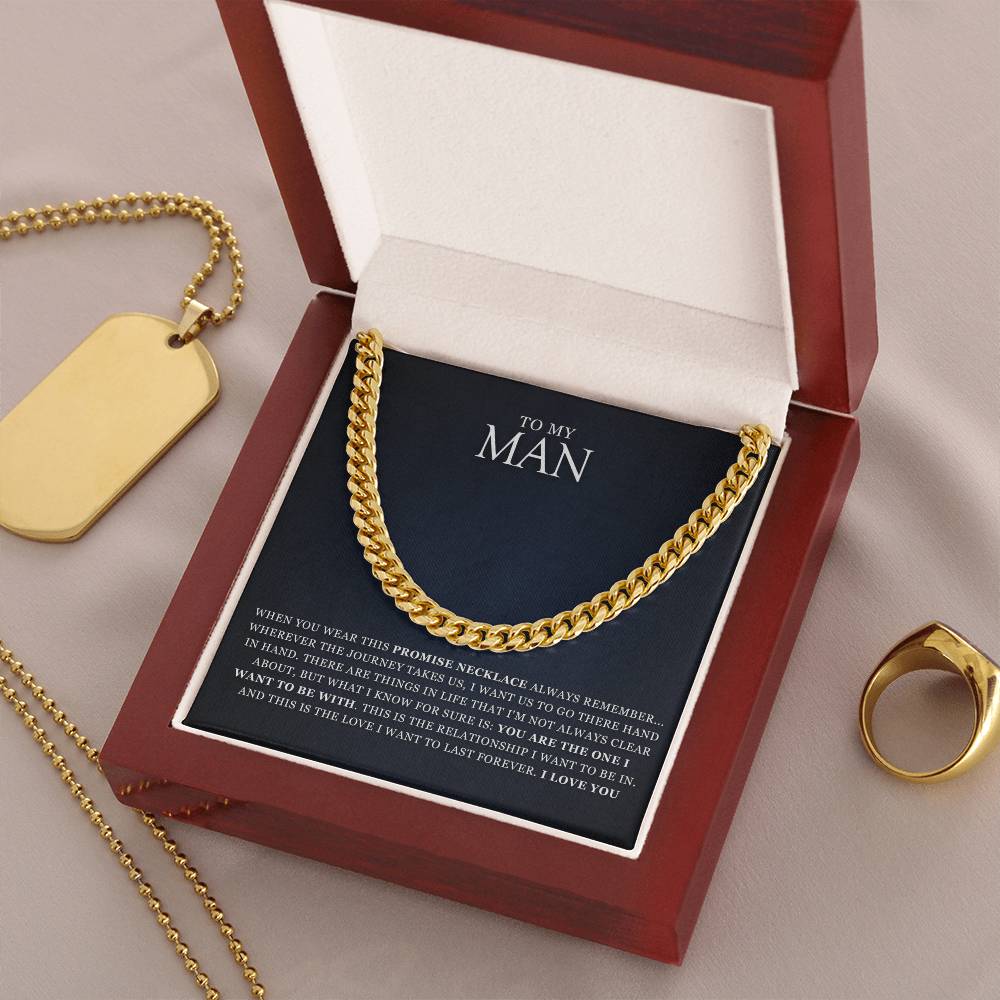 Valentines Gift For Boyfriend Cuban Link Chain