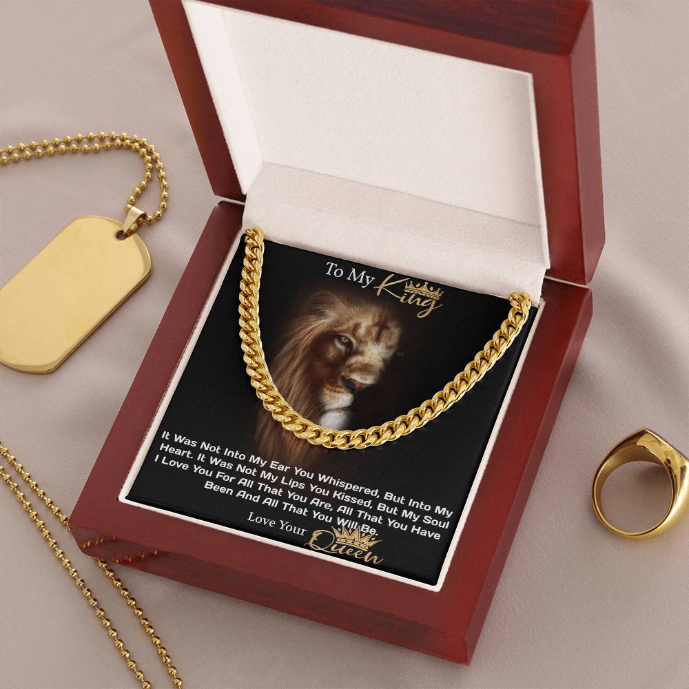 Love Of A King Cuban Link Chain