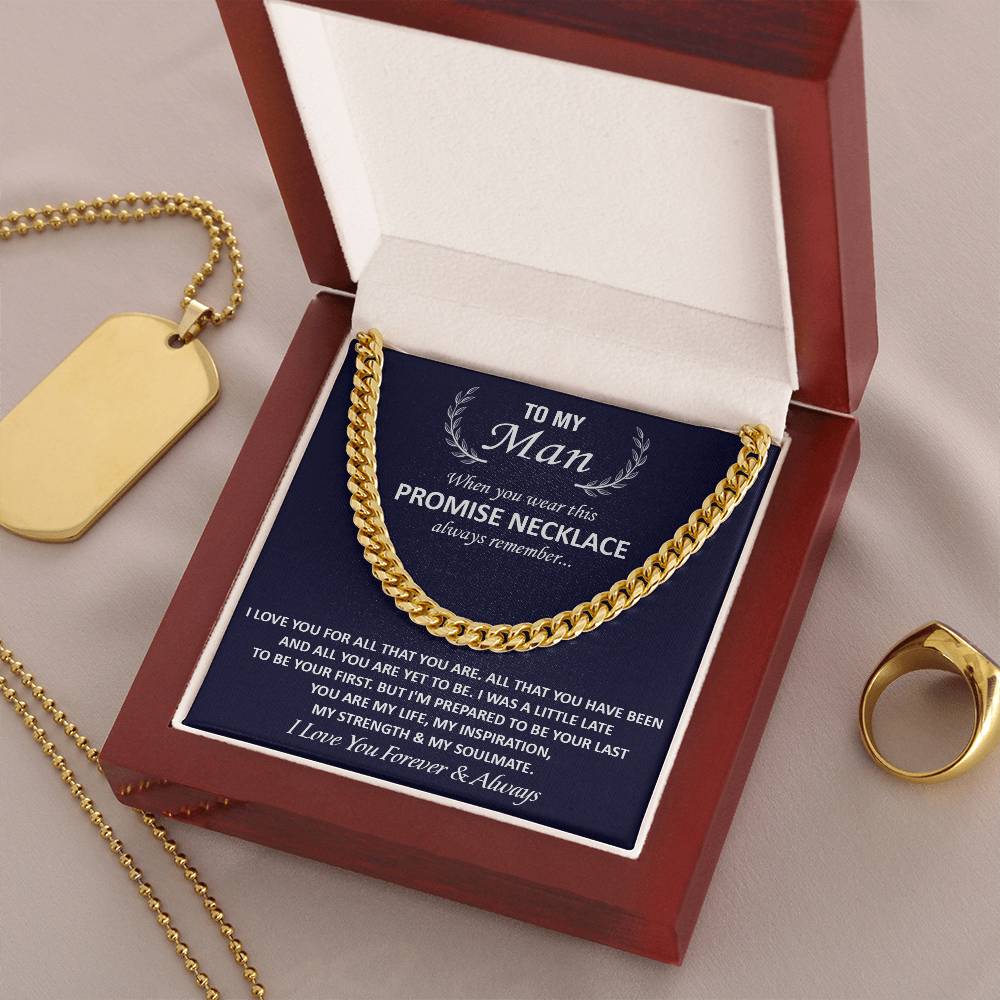 Gift For Your Man - My Strength - Cuban Link Cuban Link Chain