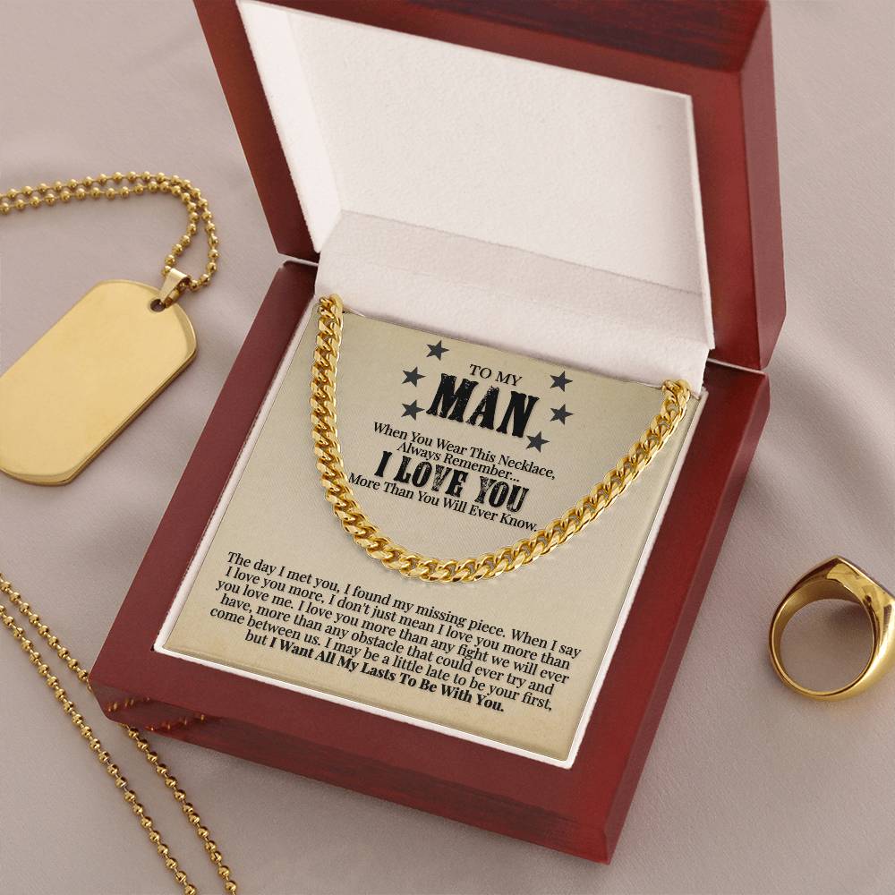 More Than You Will Ever Know - Cuban Link Chain Necklace