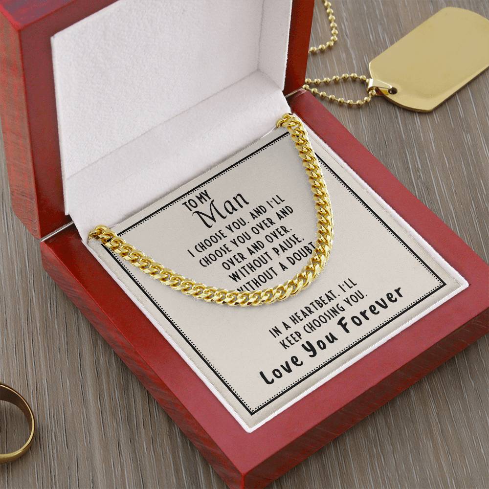Cuban Link Chain Gift For My Man