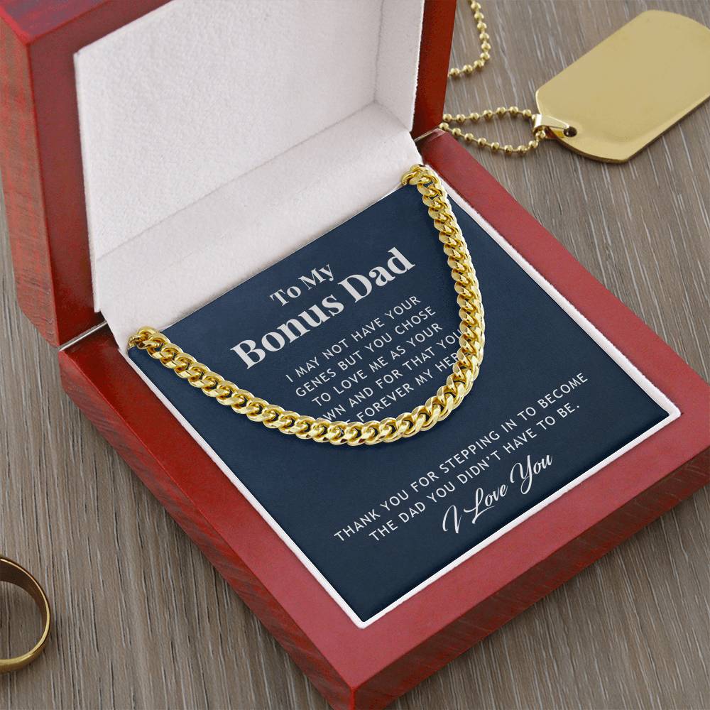 Bonus Dad Special Gift - Link Chain Necklace Cuban Link Chain