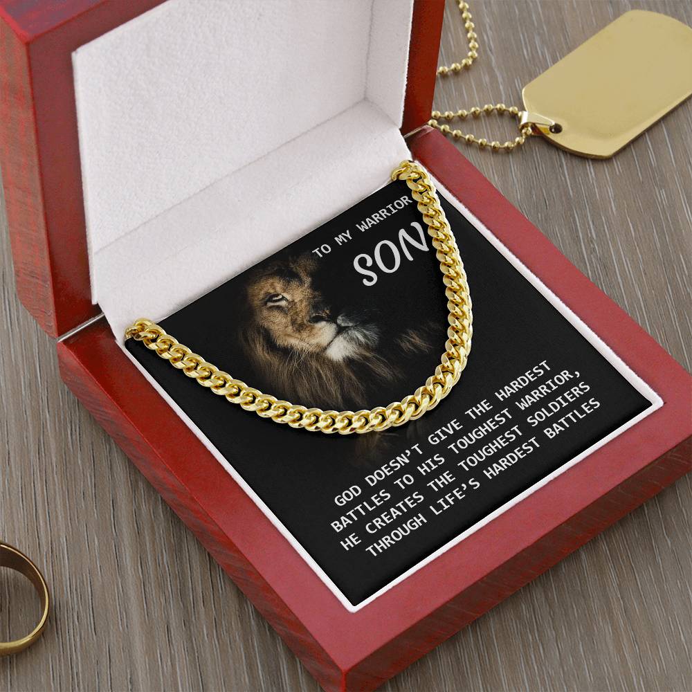 Warrior Son Cuban Link Chain