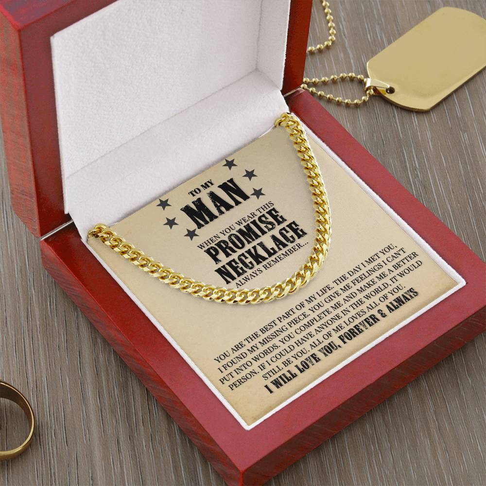 You Are The Best Part Of My Life - Cuban Link Chain Necklac