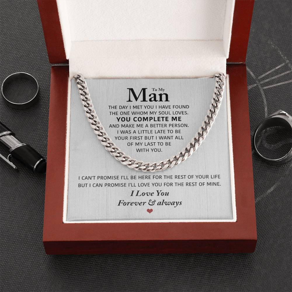 Perfect Gift For Man Cuban Link Chain