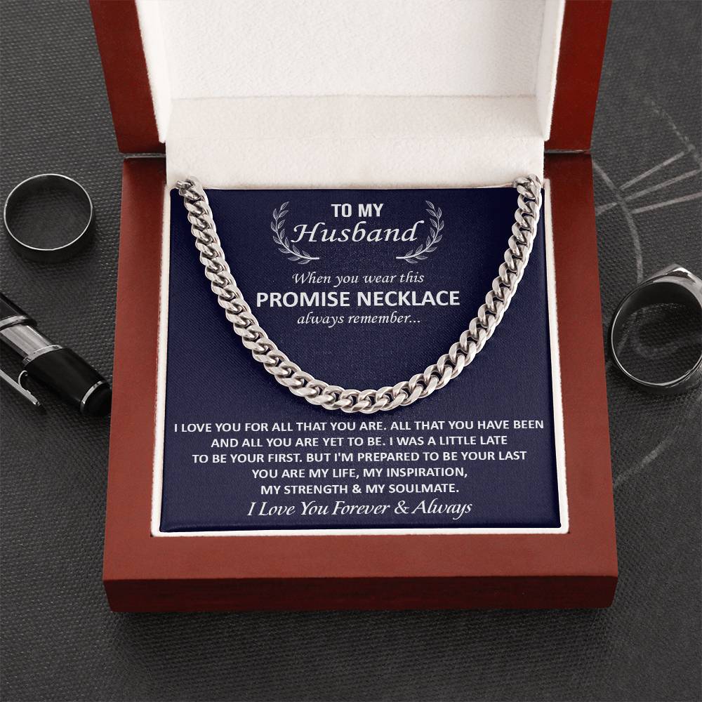 Gift For Husband - My Strength - Cuban Link Cuban Link Chain