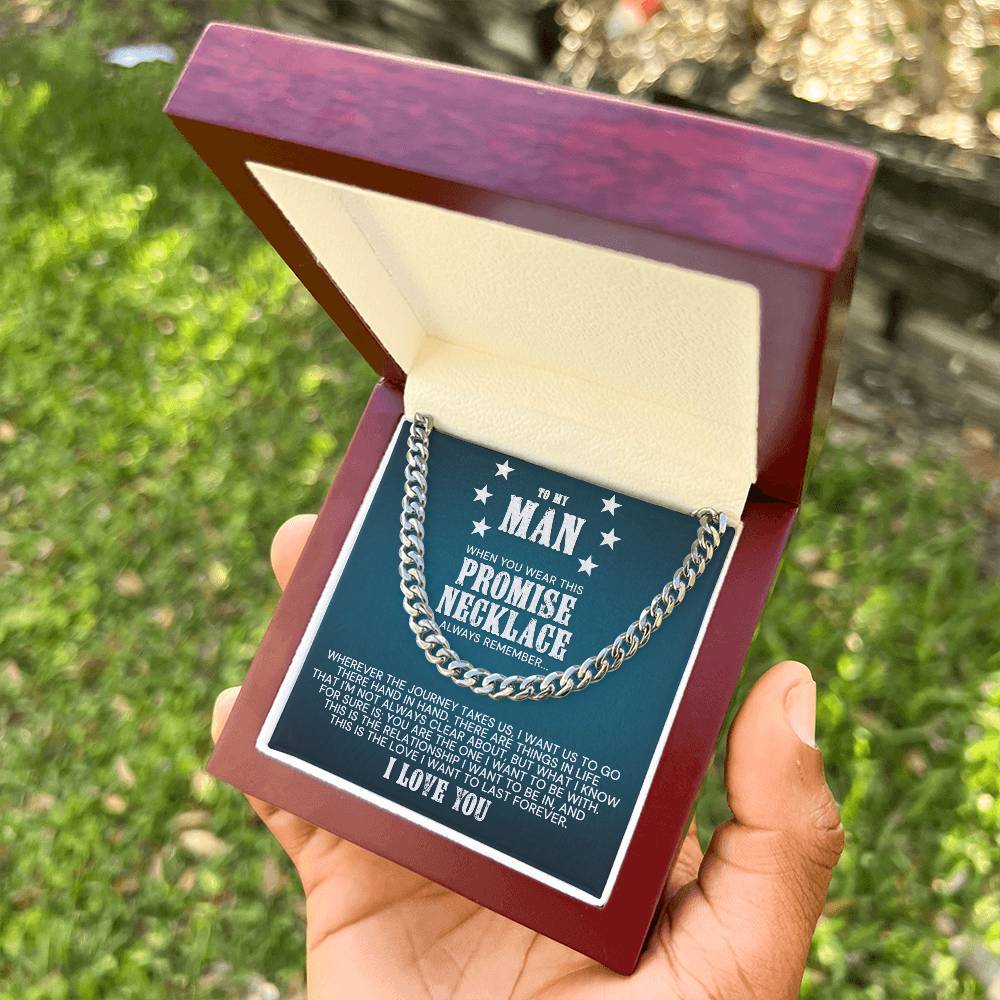 To My Man - Cuban Link Chain Necklace
