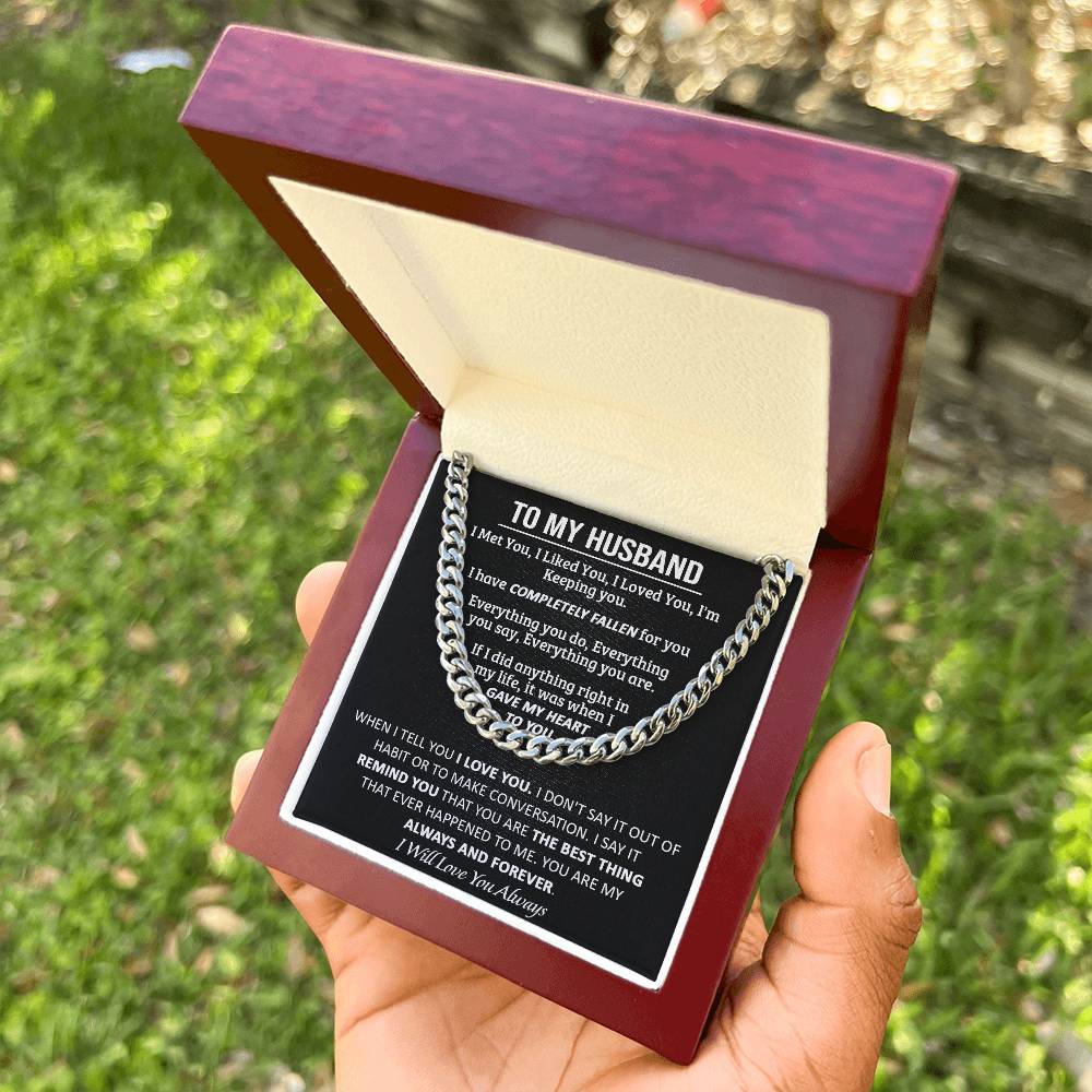 Gift For Husband - My Always - Cuban Link Cuban Link Chain