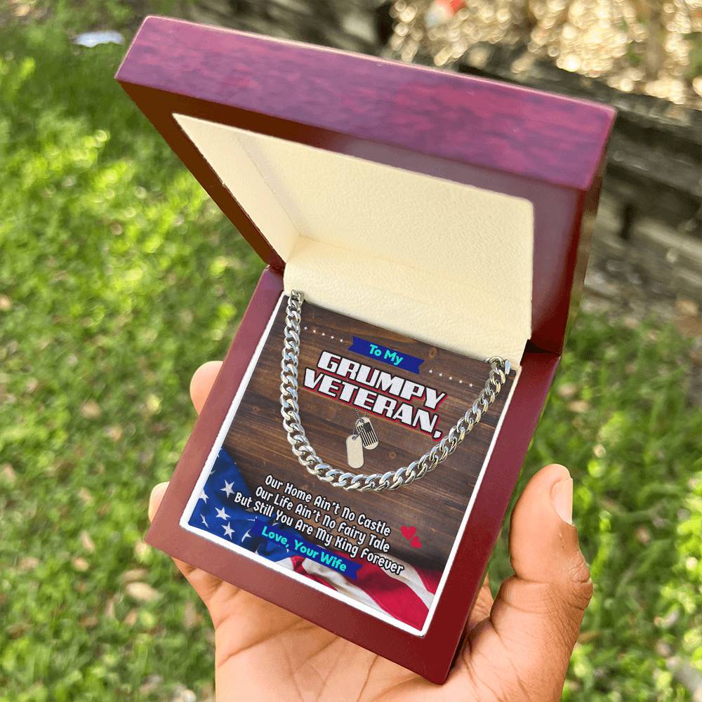To My Veteran - Cuban Link Chain