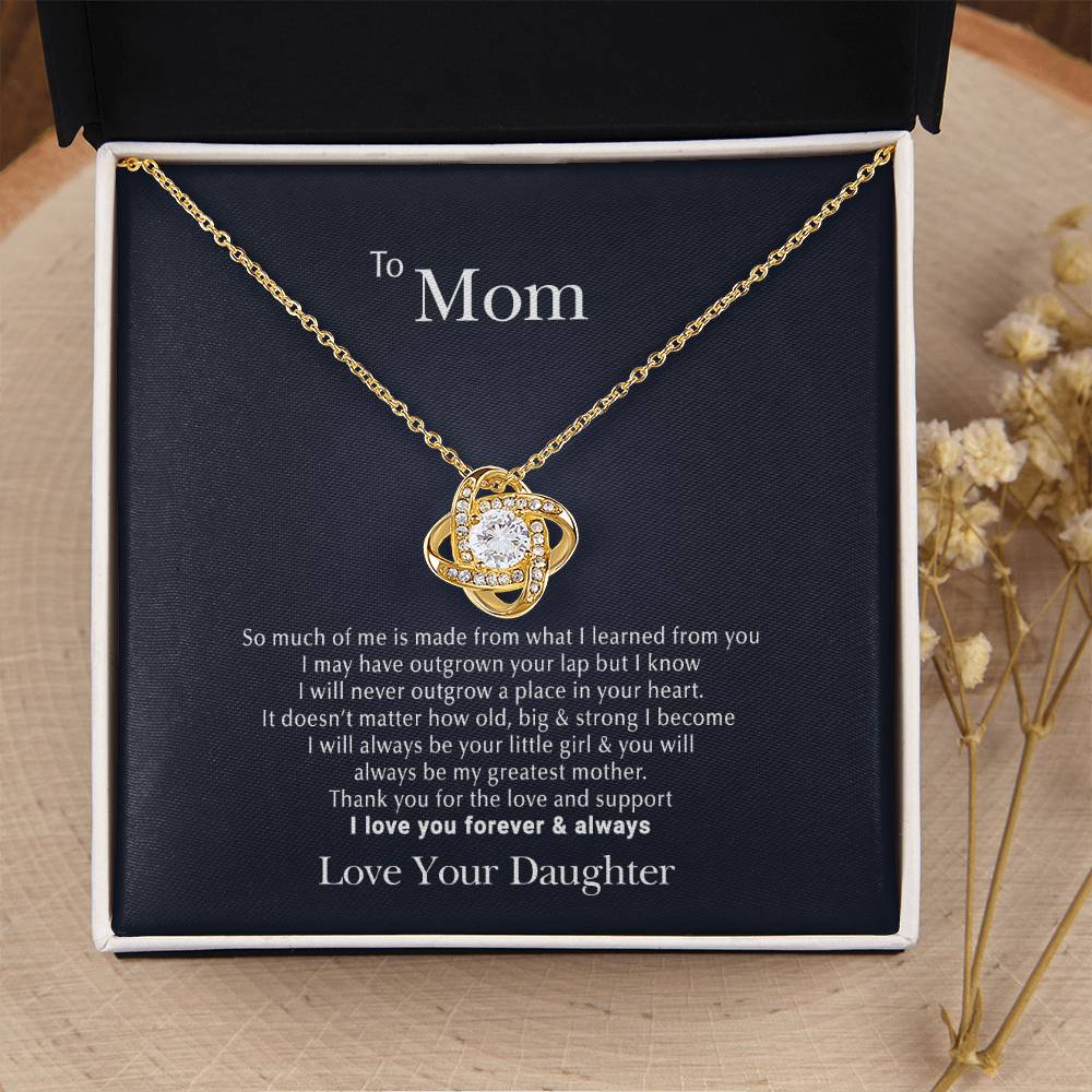 Learned From You Love Knot Necklace