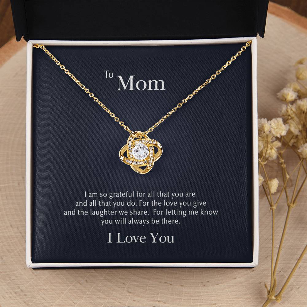 All That You Are Love Knot Necklace