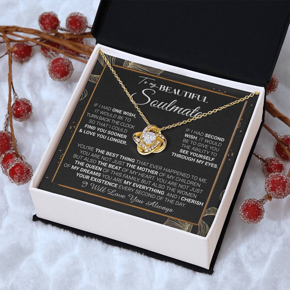 Gift For Your Soulmate - The Queen - Love Knot Love Knot Necklace