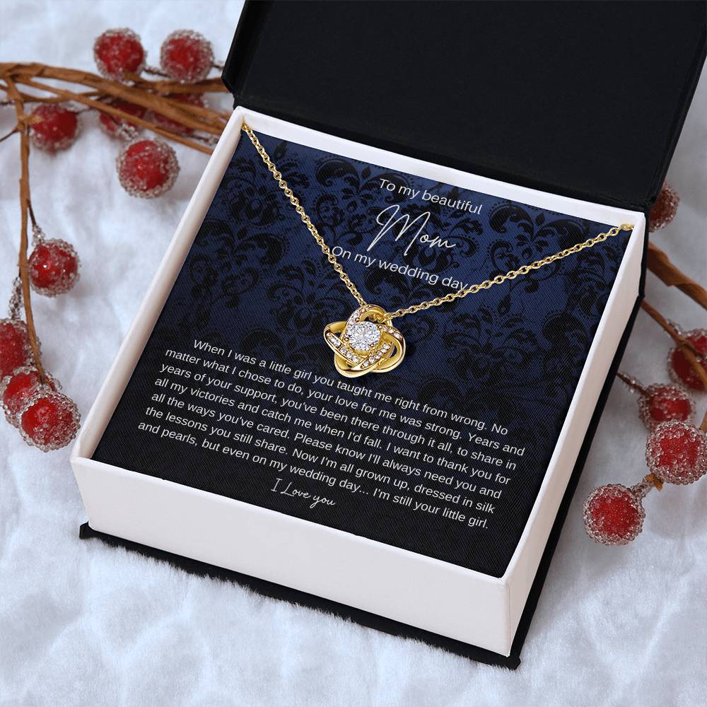 Mom Brid Love Knot Necklace