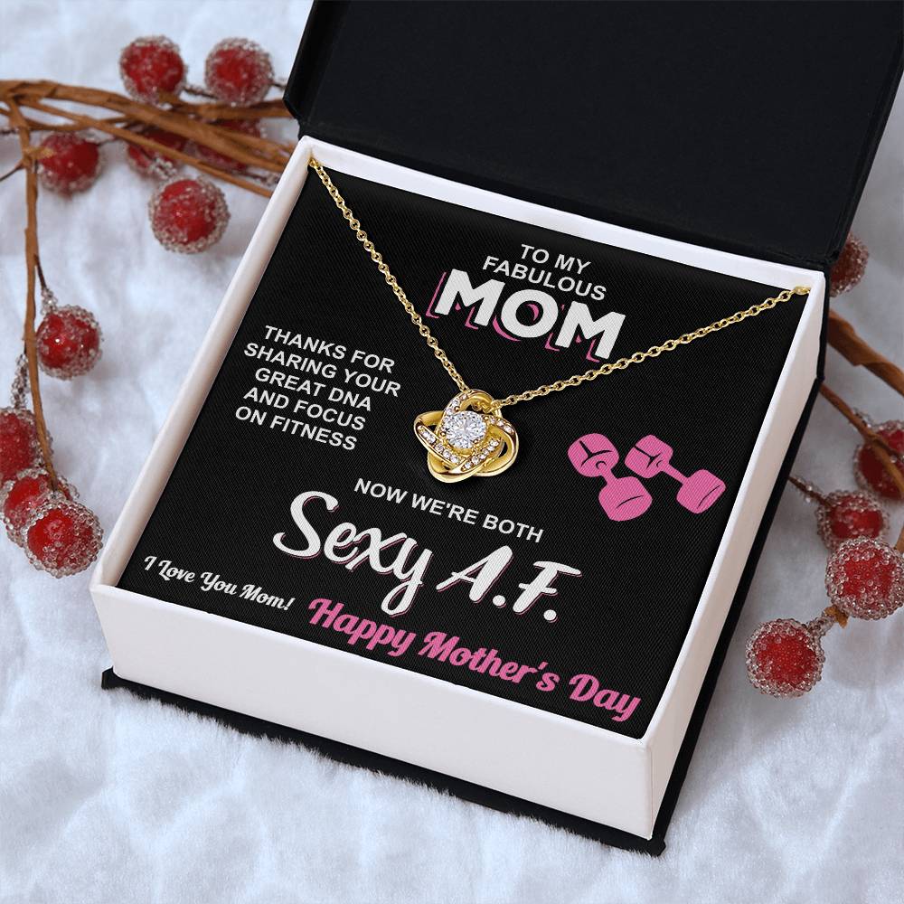 Unbreakable Bond Necklace Love Knot Necklace