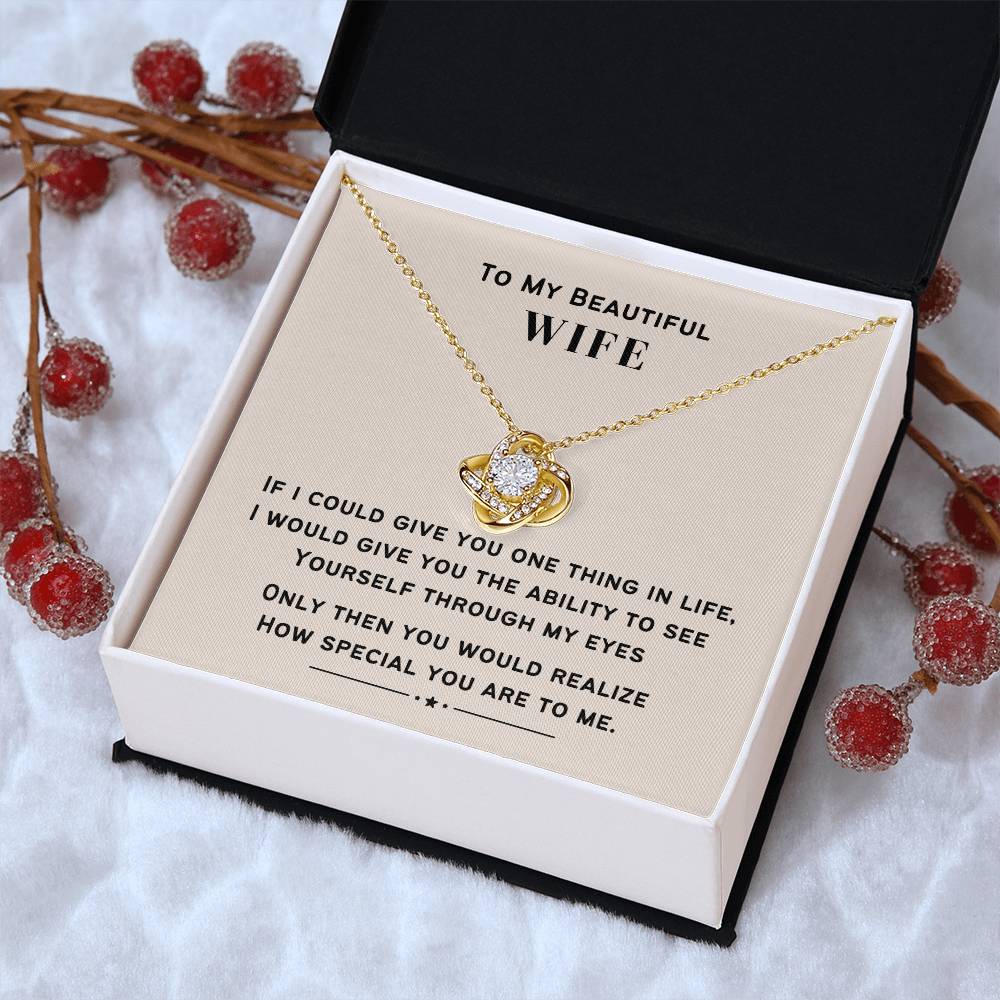 How Special Y Love Knot Necklace