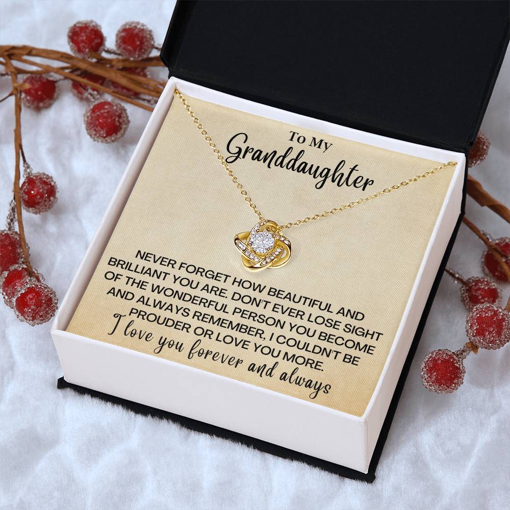 Just To Say I Love You  Gd Love Knot Necklace