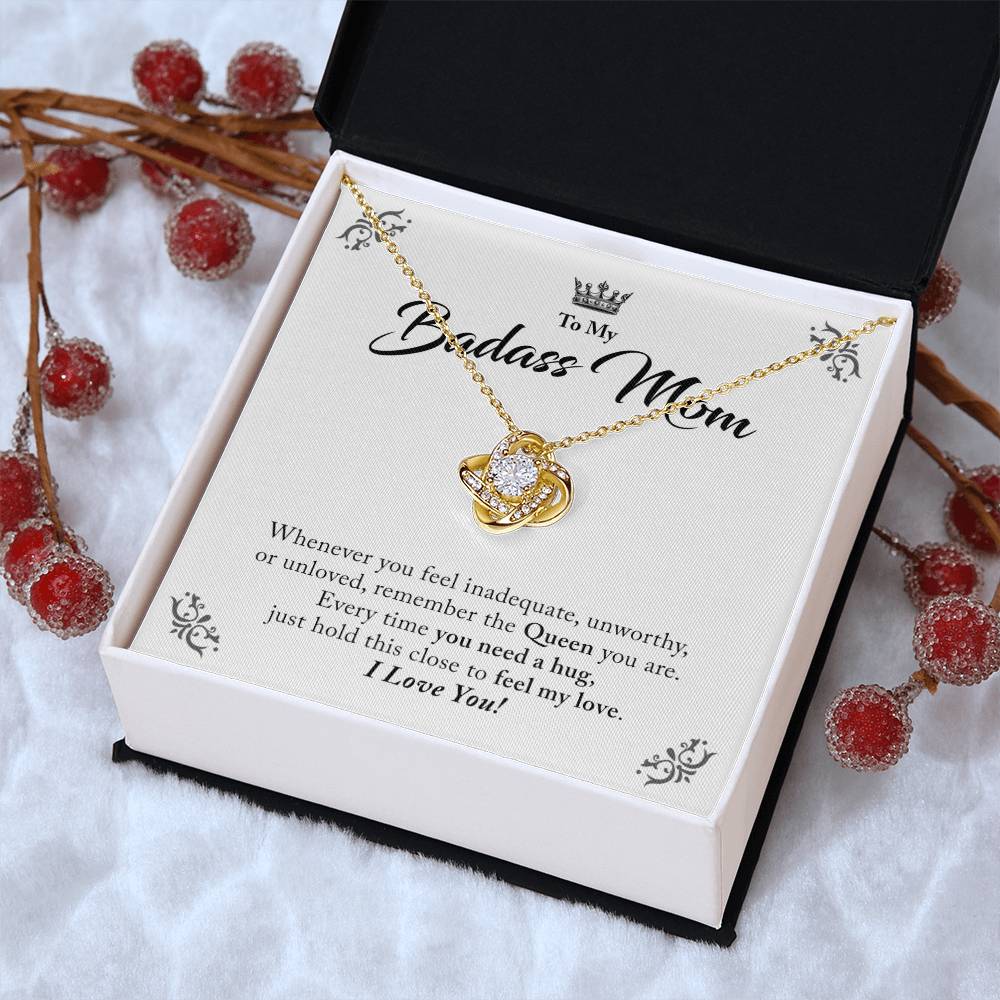 To My Badass Mom - Love Knot Neckalce Love Knot Necklace