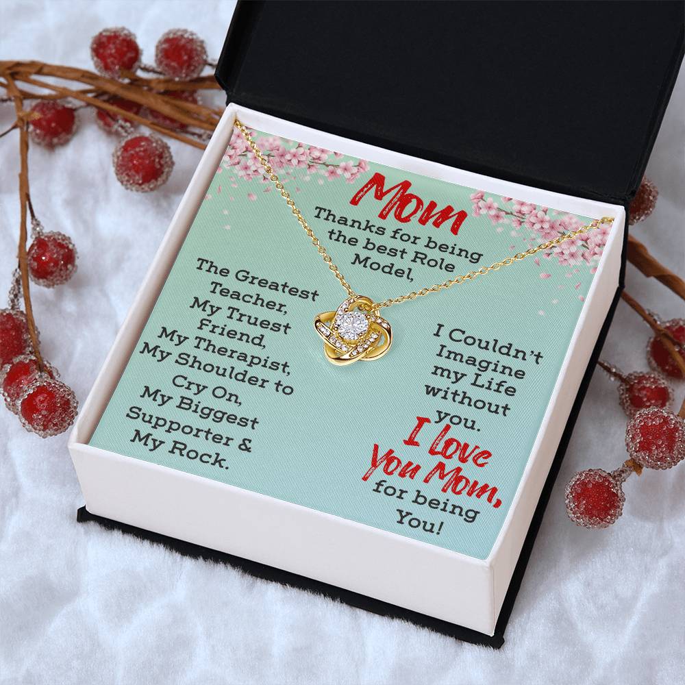 Exclusive Necklace Gift For Mom Love Knot Necklace