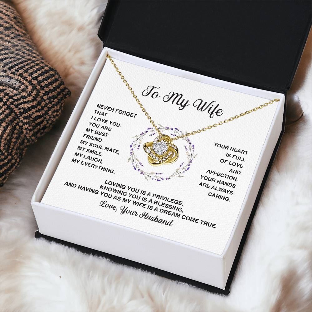 Delivery By Mother's Day Wf025   Gift Fo Love Knot Necklace