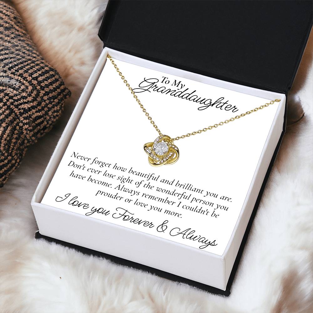Happy Birthday Or Just To Say I Love You  Love Knot Necklace