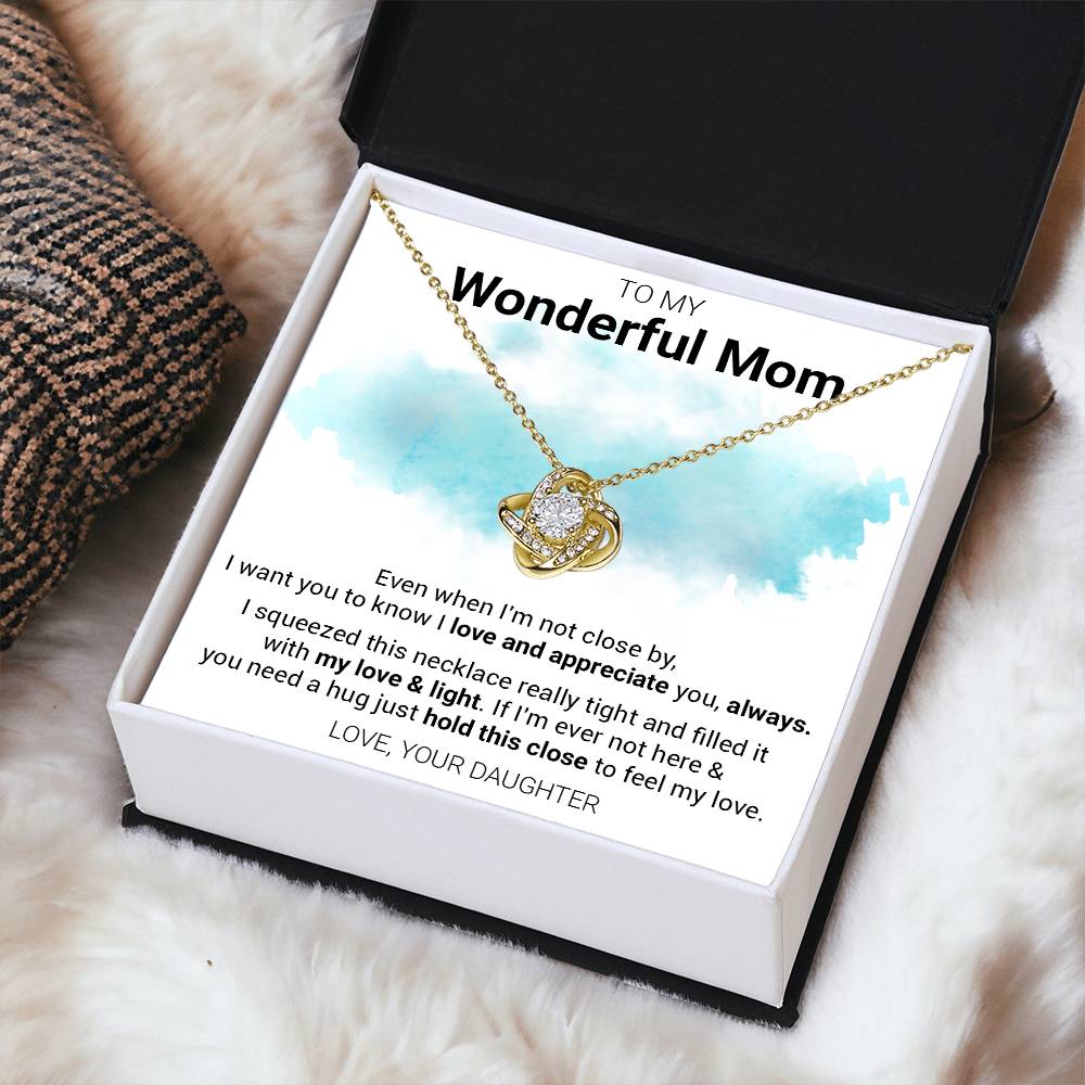 Gift For Mom - Always - Love Knot Love Knot Necklace