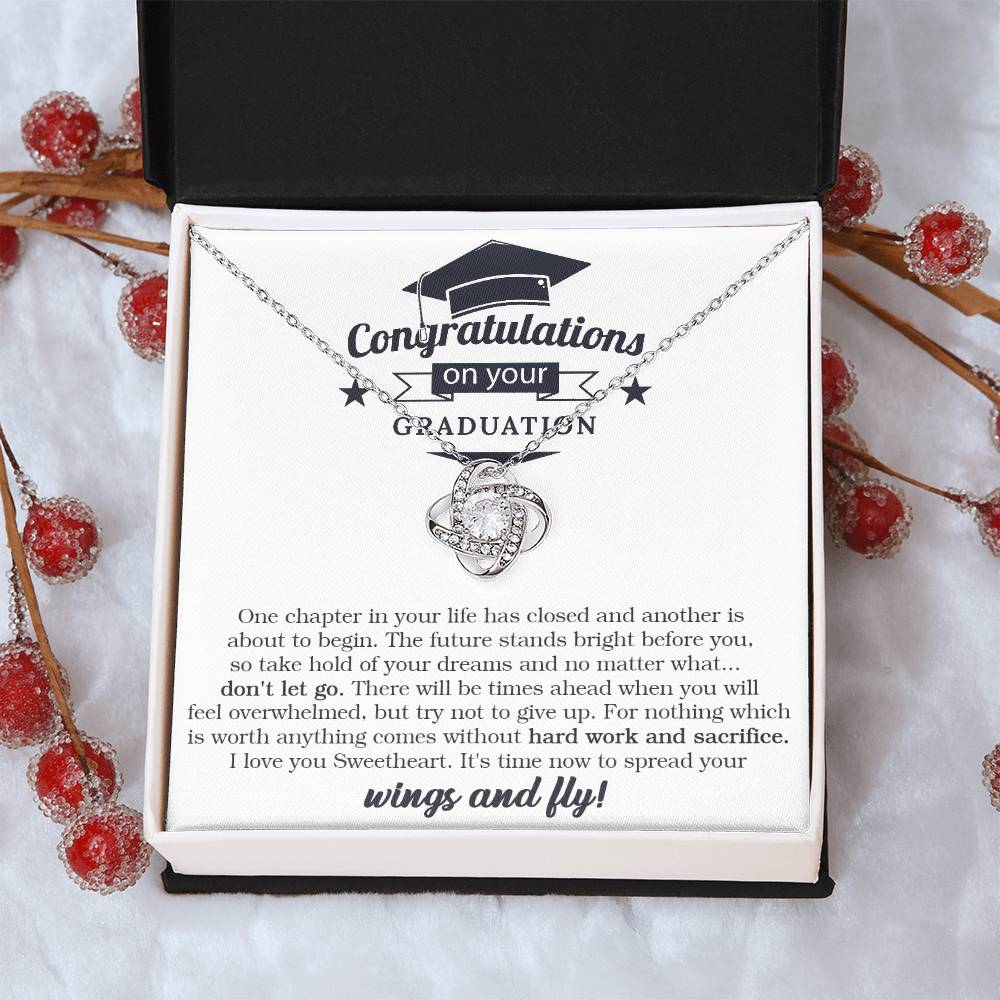 Graduation Gift For Her Graduate Ne Love Knot Necklace