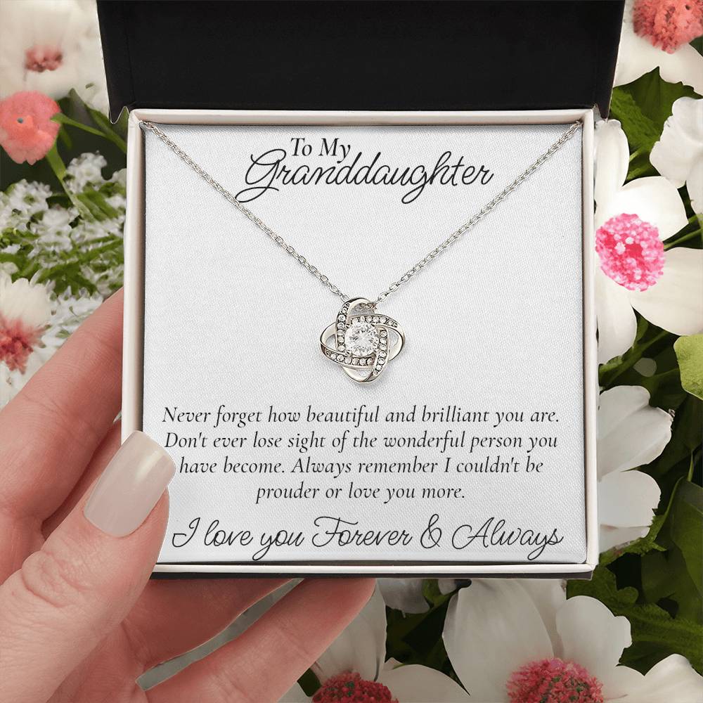 Happy Birthday Or Just To Say I Love You  Love Knot Necklace
