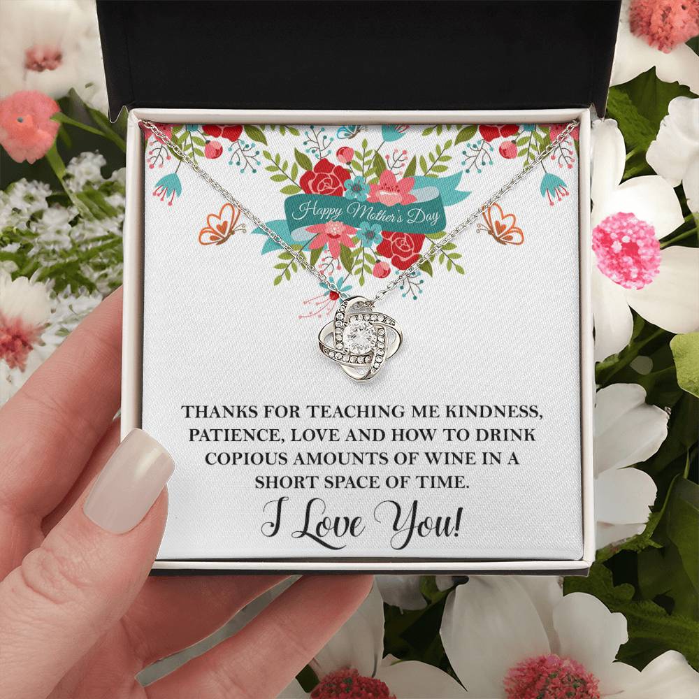Thanks For Teaching Me - Love Knot Necklace Love Knot Necklace