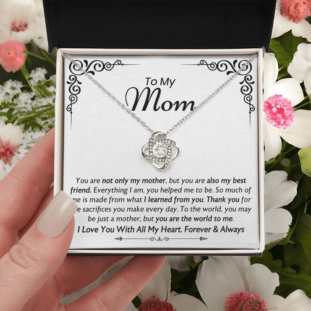 You Are Not Only My Mother - The Love Knot Necklace Love Knot Necklace