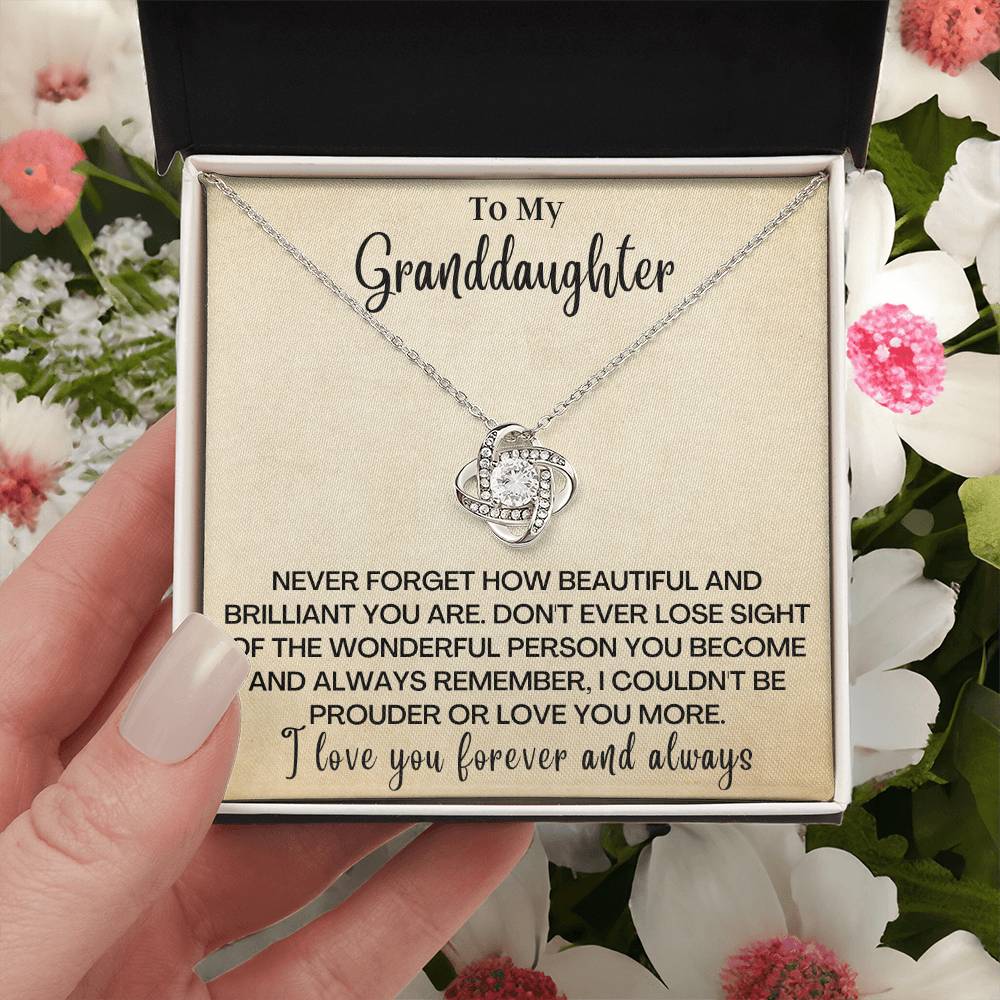 Just To Say I Love You  Gd Love Knot Necklace