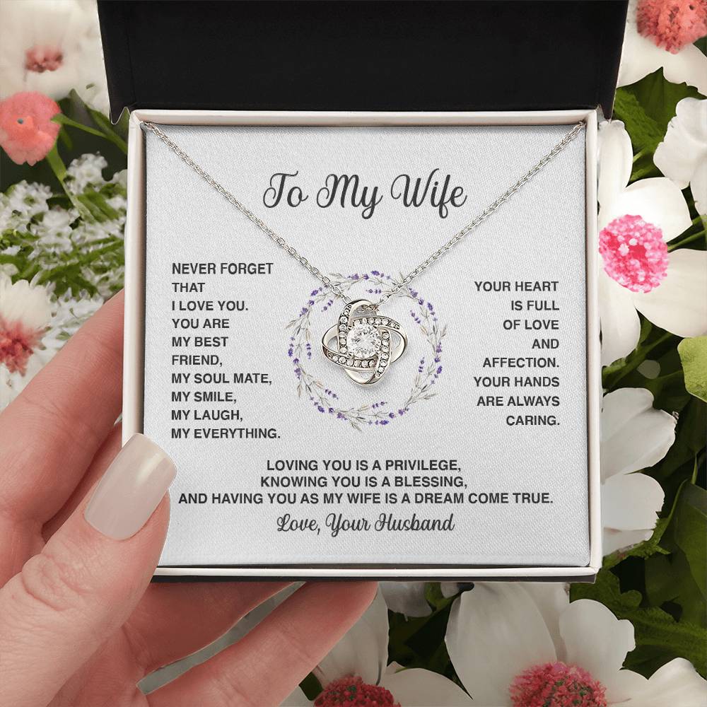 Delivery By Mother's Day Wf025   Gift Fo Love Knot Necklace