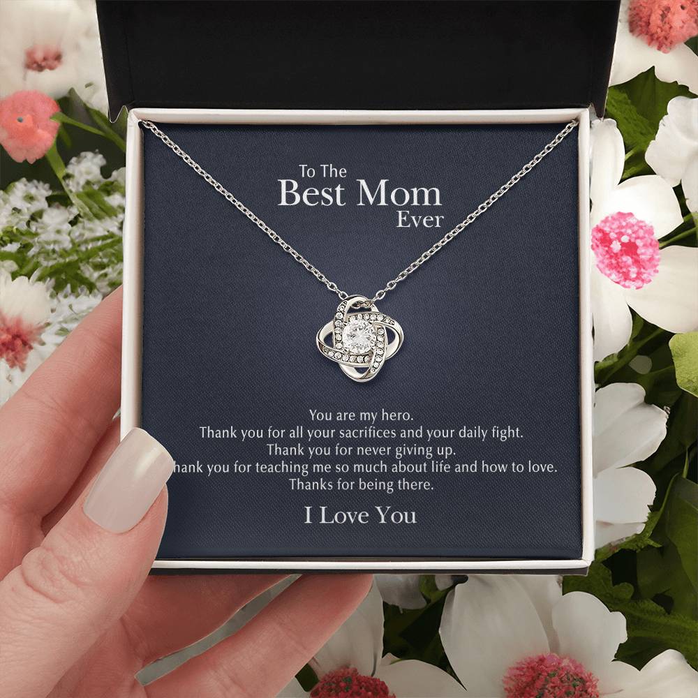 My Hero Love Knot Necklace