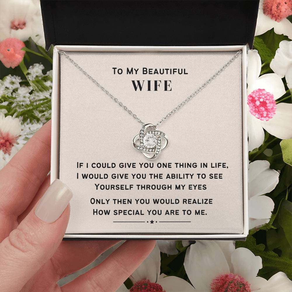 How Special Y Love Knot Necklace