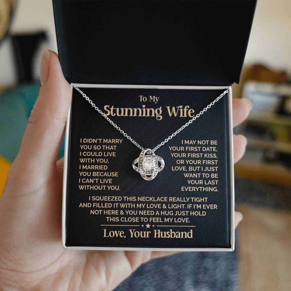 Stunning Wife - Vesta Knot Necklace Love Knot Necklace